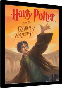 Inramad poster Harry Potter - The Deadly Hallows Book
