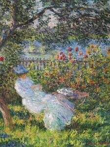 Bildreproduktion Alice Hoschedé au Jardin (1881), Claude Monet