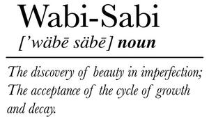 Illustration Quote Wabi Sabi, Ninola Design