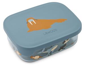 LIEWOOD - Arthur Tritan Lunchbox - Matlåda för barn - 2501 Arctic Sea / Ocean view - L7 x W13.5 x H5.5 cm