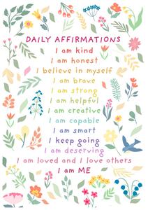 Illustration Daily Affirmations, Sarah Manovski