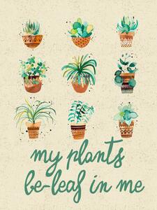 Illustration My Plants Believe In Me, Ninola Design