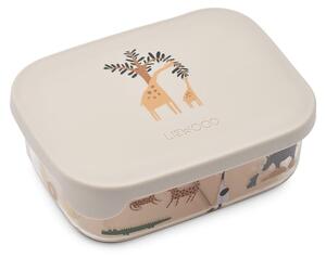 LIEWOOD - Arthur Tritan Lunchbox - Matlåda för barn - 1499 All together / Sandy - L7 x W13.5 x H5.5 cm