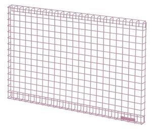 Kalager Design - Wire Panel - Small - Anslagstavla - Pink - L57 x D3 x H38,5 cm