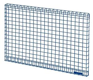 Kalager Design - Wire Panel - Small - Anslagstavla - Navy Blue - L57 x D3 x H38,5 cm
