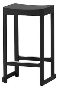 Artek - Atelier Stool 65 cm Beech Black Lacquered - Barstolar - TAF Studio - Svart - Trä