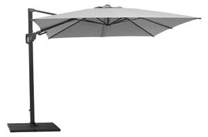 Cane-Line - Hyde Luxe Tilt Parasol 3 X 3 M - Light Grey - Parasoll - Cane-line Design Team