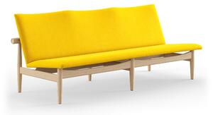 House of Finn Juhl - Japan Sofa 3-seater, Clear oiled oak, Cat. 4 Vidar 443 - Soffor - Finn Juhl - Träfärgad,Gul