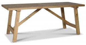 Woodforge vintage matbord i återvunnet trä + Fläckborttagare för möbler