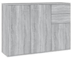 Byrå grå sonoma 105x30x75 cm konstruerat trä