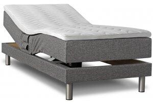 Comfort grå ställbar säng - 80x200 cm, Medium