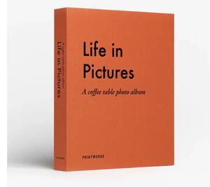 PRINTWORKS - Photo Album - Life In Pictures - Bok - Orange - 31 x 26 x 5 cm