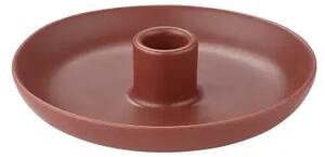 Blomus - Vela Candle Holder - Ljusstake - Medium / Brandy Brown - H2 x L14 x W14 cm