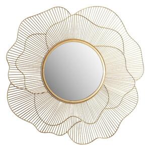 Spegel Wohnling Rosmetallram rund 77 cm modern -