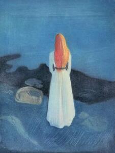 Munch, Edvard - Bildreproduktion Young Girl on a Jetty, (30 x 40 cm)