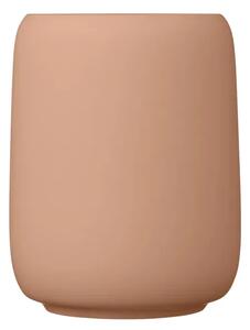 Blomus - Sono Toothbrush Tumbler - Behållare - Amber Brown - H11 x Ø8,5 cm / 0,3 L
