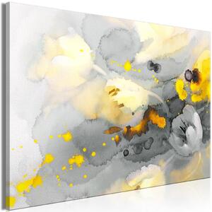 Canvas Tavla - Colorful Storm of Flowers Wide - 90x60
