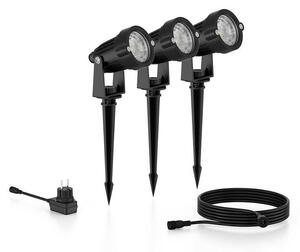 Philips - KIT 3x LED spotlight för utomhusbruk CASPER LED/1,5W/24/230V IP44