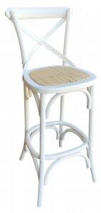 2 st Vintage barstol sitthöjd 72 cm - Rotting / vit - Barstolar, Stolar