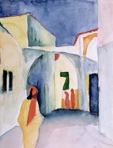 Bildreproduktion A Glance Down an Alley, August Macke