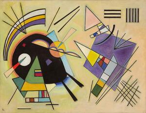 Kandinsky, Wassily - Konsttryck Black and Violet; Schwarz und Violett, 1923, (40 x 30 cm)