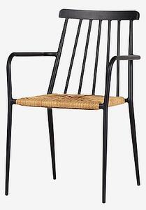 Stapelbar trädgårdsstol i aluminium Kwame 6-pack