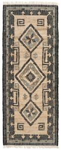 Tribe Jute Matta - Beige / Svart 80x200