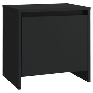 Sängbord svart 45x34x44,5 cm spånskiva