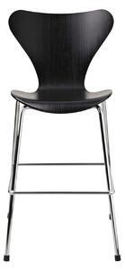 Fritz Hansen - Sjuan 840236 Junior Black - Barnstolar - Arne Jacobsen - Träfärgad - Metall/Trä