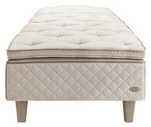 DUX - Dux 10 resårbotten fast 100x200 cm/ Top Pad Bäddmadrass/ Konisk oatmeal 20 cm - Sängar - Beige
