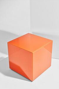 Pop kub i färgat glas 35x35 cm