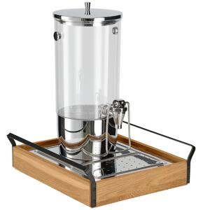 VEGA Dryckesdispenser Esino enkel 1/2; 35.4x38.6x42 cm (LxBxH); Ek/Svart/Stålgrå