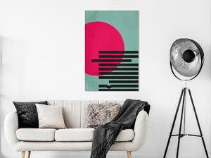 Canvas Tavla - Pink Sun Vertical - 40x60