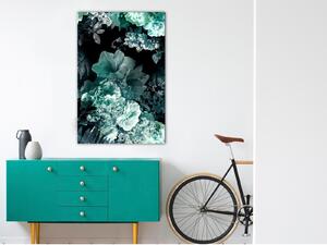 Canvas Tavla - Emerald Garden Vertical - 40x60