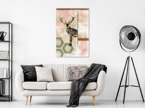 Canvas Tavla - Lost Deer Vertical - 40x60