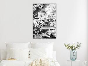 Canvas Tavla - Monochrome Lilac Vertical - 40x60