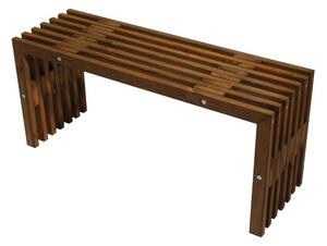 Bänk Utomhus EcoFurn 100 cm Furu brun oljad - Furu brun oljad
