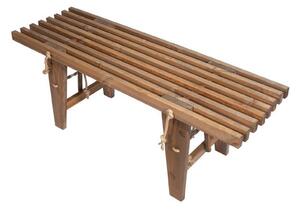 Bänk Utomhus EcoFurn Ecobench 120 cm Furu Brun Oljad - Furu Brun Oljad