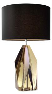 Setai bordslampa svart/bärnsten kristall 71,5cm