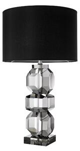 Mornington bordslampa svart/rökkristall 76cm