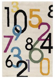 Lucky Numbers Matta - Elfenbensvit 120x180
