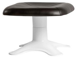 Artek - Karuselli Ottoman, Läder L1, Prestige Dark Brown - Fotpallar - Yrjö Kukkapuro - Brun - Läder/Metall/Syntetiskt
