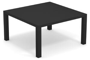EMU - Round Coffee Table 80X80 Black - Soffbord utomhus - Christophe Pillet - Svart - Metall