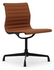 Vitra - EA 101, Svart Bas, Läder: Kat. L40 - Leather Premium Cognac 97 - Kontorsstolar - Charles & Ray Eames - Brun