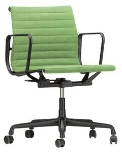 Vitra - EA 117, Svart Bas, Tyg: Kat. F60 - Hopsak - 69 - Kontorsstolar - Charles & Ray Eames - Grön