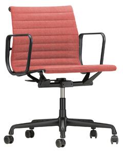 Vitra - EA 117, Svart Bas, Tyg: Kat. F60 - Hopsak - 63 - Kontorsstolar - Charles & Ray Eames - Röd