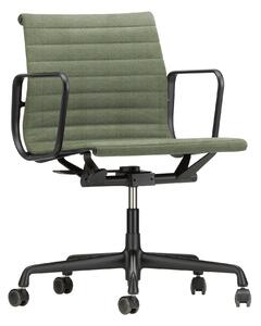 Vitra - EA 117, Svart Bas, Tyg: Kat. F60 - Hopsak - 87 - Kontorsstolar - Charles & Ray Eames - Grön