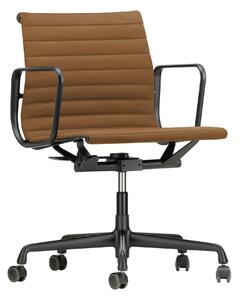 Vitra - EA 117, Svart Bas, Läder: Kat. L40 - Leather Premium - 97 - Kontorsstolar - Charles & Ray Eames - Brun