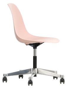 Vitra - Eames Plastic Chair PSCC - 41 Pale Rose - Castors Soft - Kontorsstolar - Charles & Ray Eames - Rosa