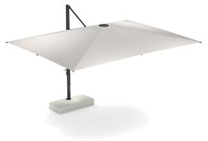 EMU - 985 Shade 3X4 Lat Sun Umbrella w/ Large Base Black 22, White 01, Base 23 - Parasoll
